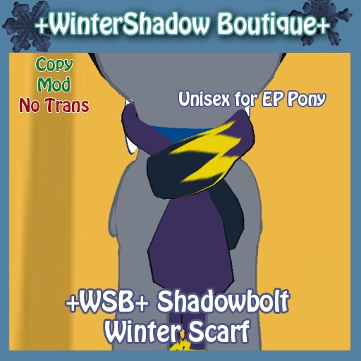 +WSB+ Shadowbolt Winter Scarf (boxed)
