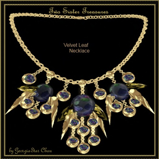 TST Velvet Leaf Necklace