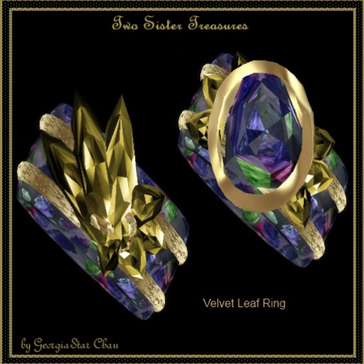 TST Velvet Leaf Rings