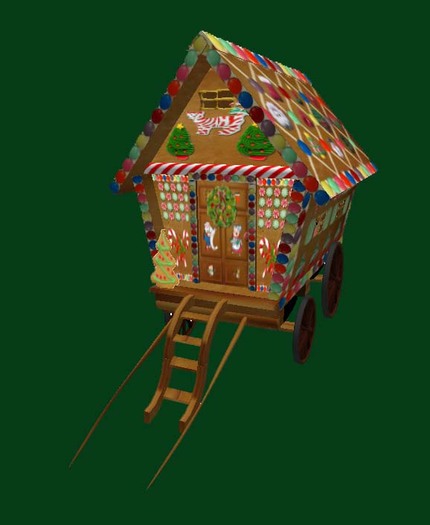 POZ GINGERBREAD CHRISTMAS WAGON (COPY)