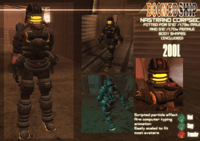 Doomed Ship - Nastrand CorpSec Armour