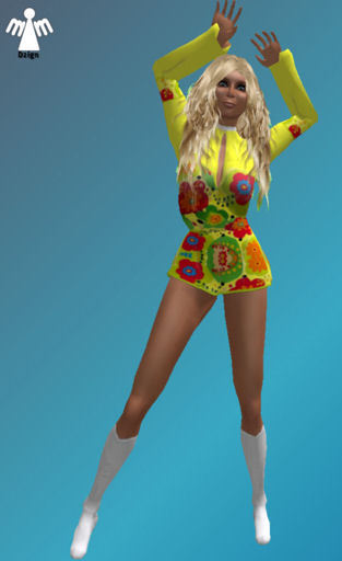 MM Flower Power Girl (yellow)