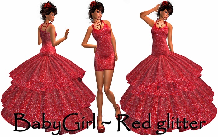 BabyGirl ~ Red glitter