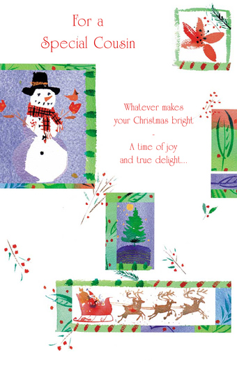 CHRISTMAS CARD COUSIN