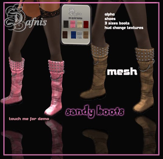 *DAFNIS SANDY BOOTS FAT PACK MESH 