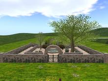 Mediterranean Garden  (One of our many catalogue entries for Summer arbors, trees, shrubs and landscaping items))