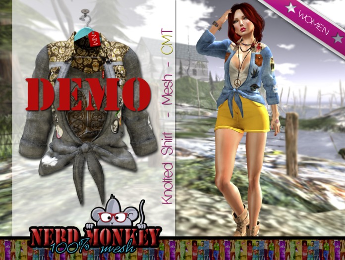 .::[NerdMonkey]::. .::[Knotted Shirt DEMO]::. 