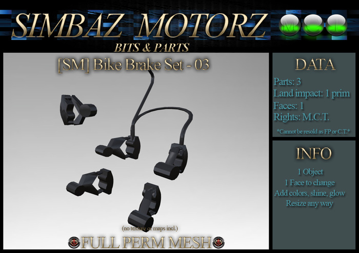 [SM] Bike Brake Set 03