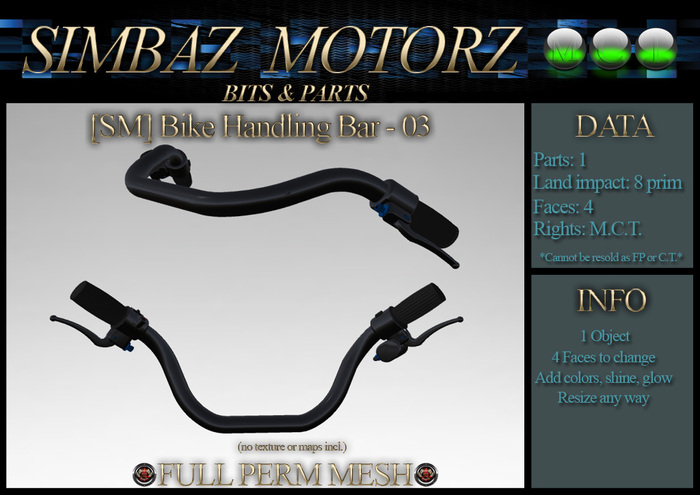 [SM] Bike Handling Bar 03