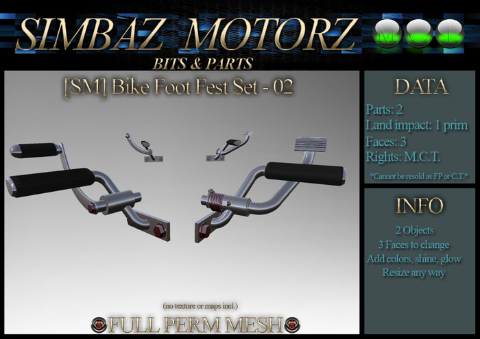 [SM] Bike Foot Fest Set 02