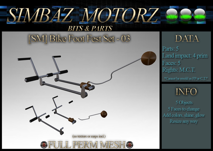 [SM] Bike Foot Fest Set 03