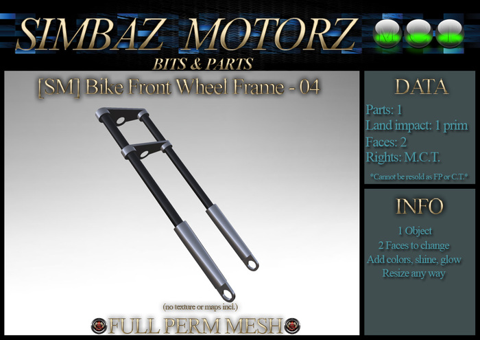 [SM] Bike Front Wheel Frame 04