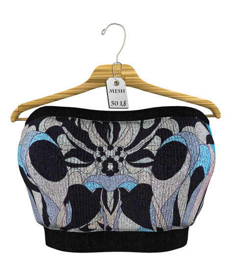 Mesh_Short Shirt  Blue