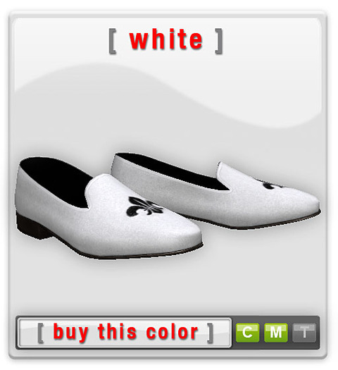 Velvet Mesh Slippers - White