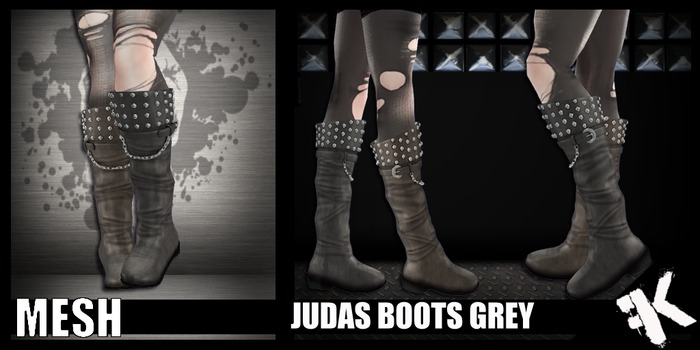 FK! - Grey Judas Boots