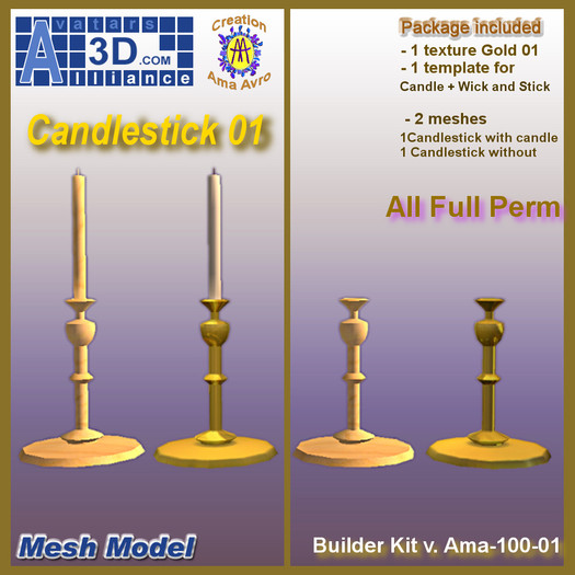 Candlestick01(mesh) BuilderKit Alliance