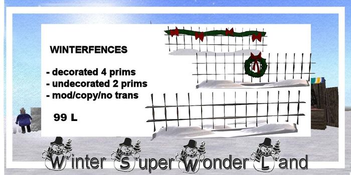 Winterfences  Copy and Mod