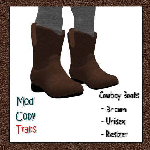 Kids Brown Cowboy Boots