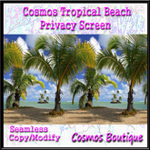 Cosmos Tropical Beach Privacy Screens (Box)