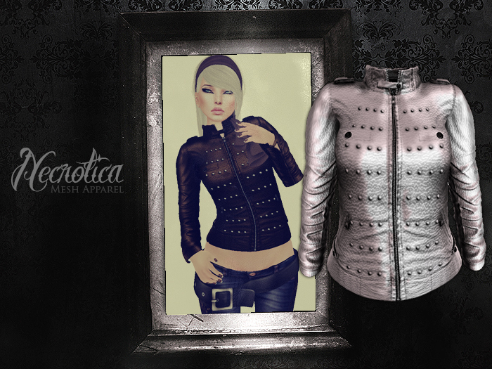 {N} - Leather Jacket (White)