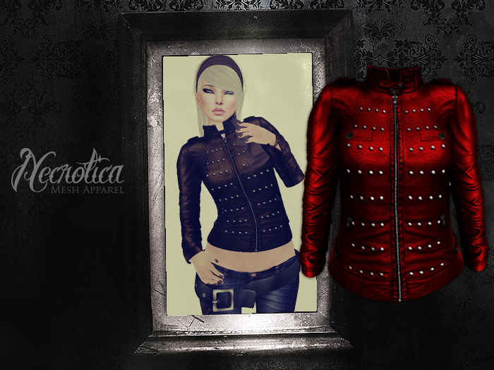 {N} - Leather Jacket (Red)