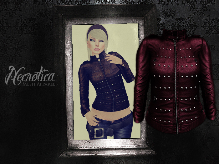 {N} - Leather Jacket (Bordeaux)