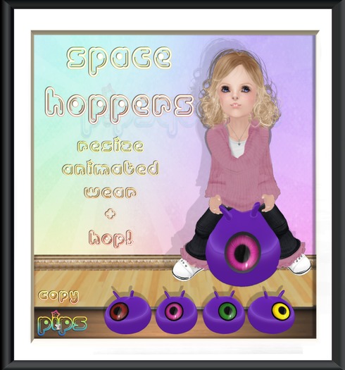 {PIP} Alien Space Hoppers Red/Purple
