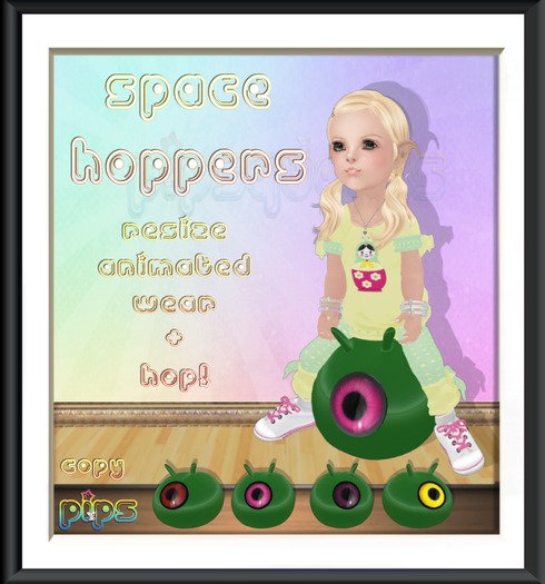 {PIP} Alien Space Hoppers Yellow/Green