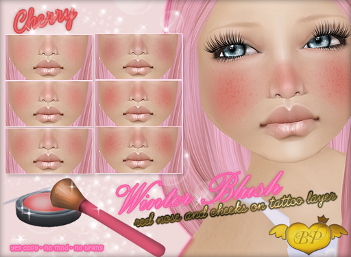 DEMO :*BABY*: Winter BLUSH { Cherry } on tattoo layer
