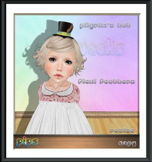 {PiP} Pilgrim Hat With Feathers