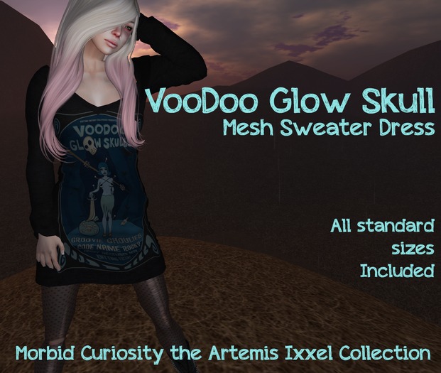 Morbid Curiosity Voodoo Skull Dress