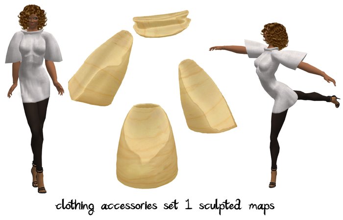 *Diesel Magic* clothing accessories set 1 sculpt map
