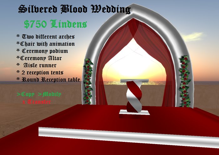 [[FAW]] Silvered Blood Wedding Set