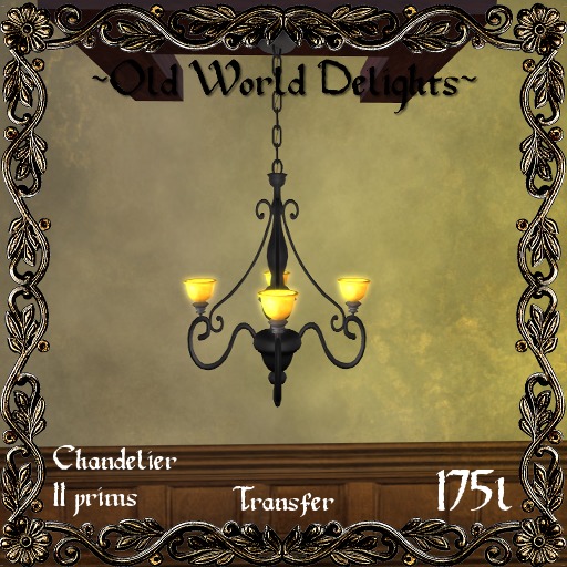 Chandelier - shades - 11 prims