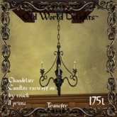Chandelier - candles 11 prims