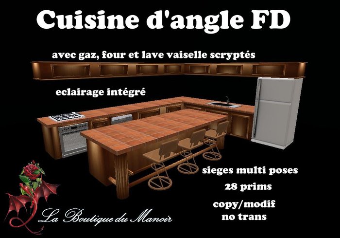 box cuisine angle FD