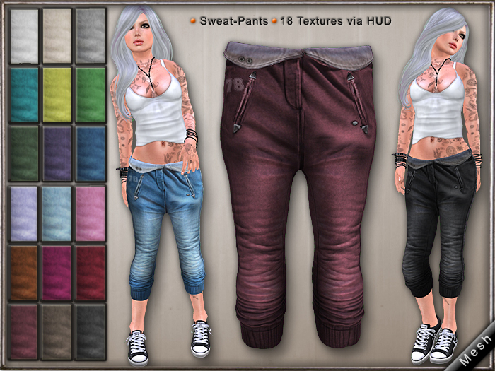 DN Mesh: Sweat-Pants w HUD [DEMO]