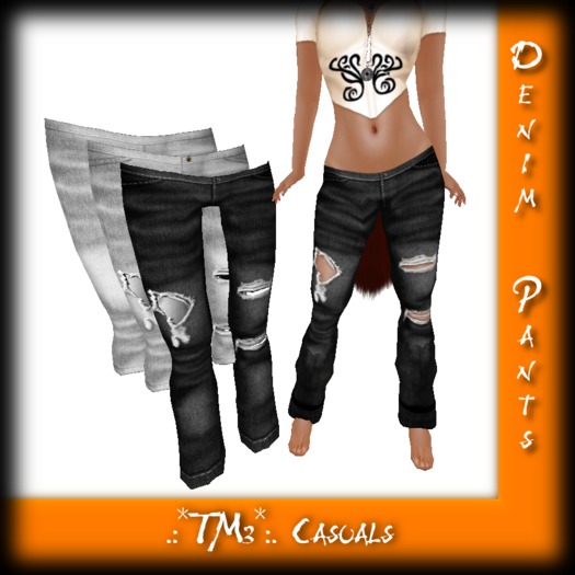 .:~*TM3*~:. Denim Pants [F]