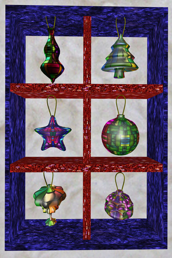 KKKS ornament stainedglass set 4