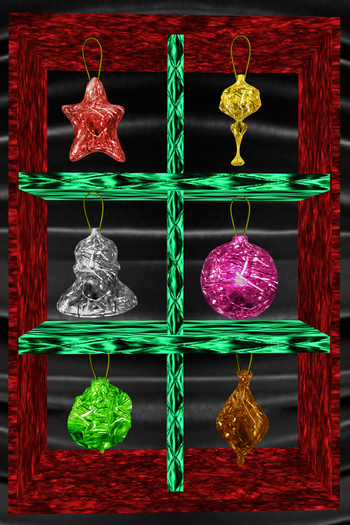 KKKS ornament tinsel set 2