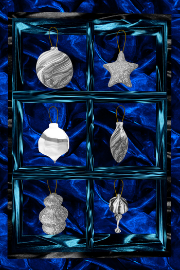 KKKS ornament silver set 1