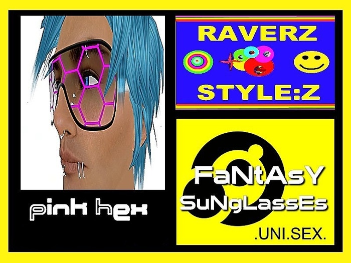 Fantasy Sunglasses pink hex