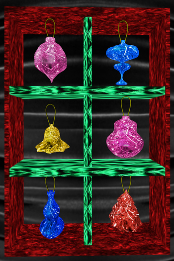 KKKS ornament tinsel set 3