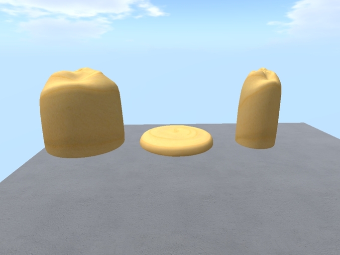 Offsim Island, rocks, mountains sculptie map 1