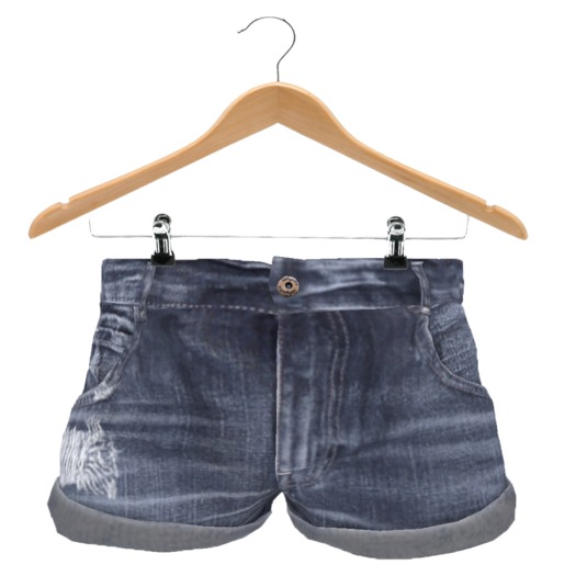 {.::LRH::.} Frayed Denim Lights Shorts *MESH*
