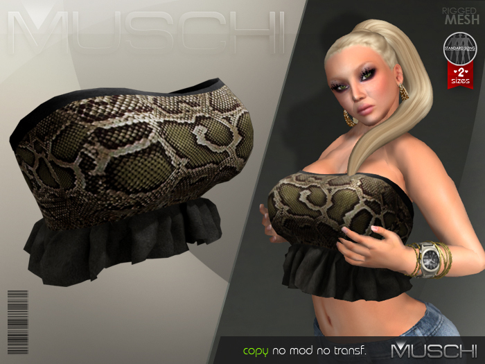 MUSCHI Top Wild Snake