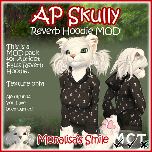 ::Monalisa's Smile:: Reverb Hoodie - MOD skully