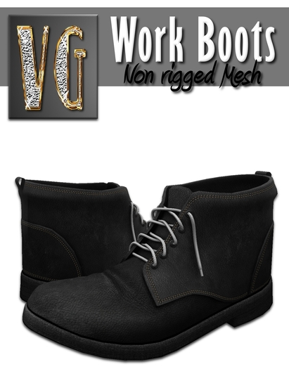 VG WORK BOOTS BLACK (Mens)