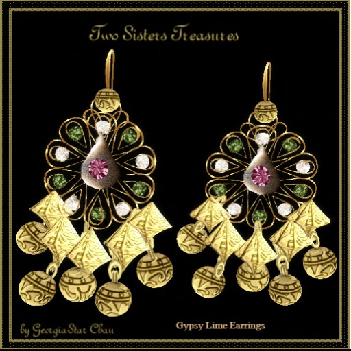 TST Gypsy Lime Earrings