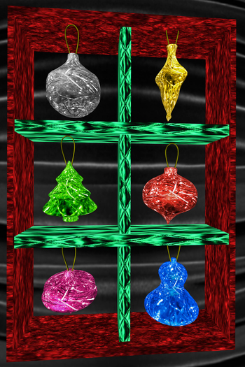KKKS ornament tinsel set 5